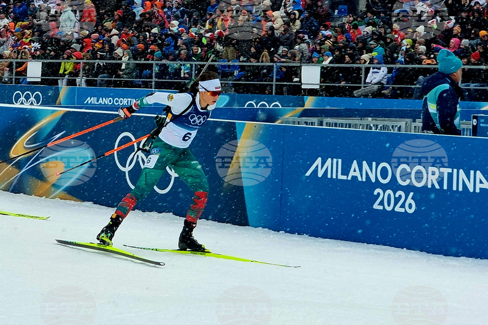Italy - Winter Olympic Games in Milan Cortina 2026 - Biathlon - Lora Hristova - Milena Todorova