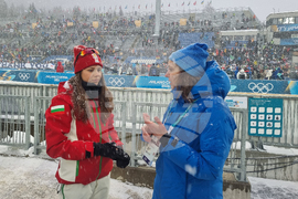 Italy - Milano Cortina 2026 Winter Olympics - Lora Hristova - suit - donation
