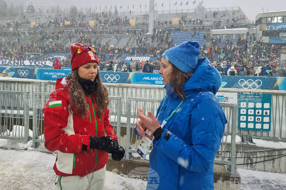 Italy - Milano Cortina 2026 Winter Olympics - Lora Hristova - suit - donation