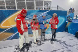 Italy - Milano Cortina 2026 Winter Olympics - Lora Hristova - suit - donation