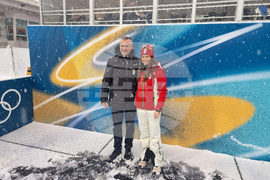 Italy - Milano Cortina 2026 Winter Olympics - Lora Hristova - suit - donation