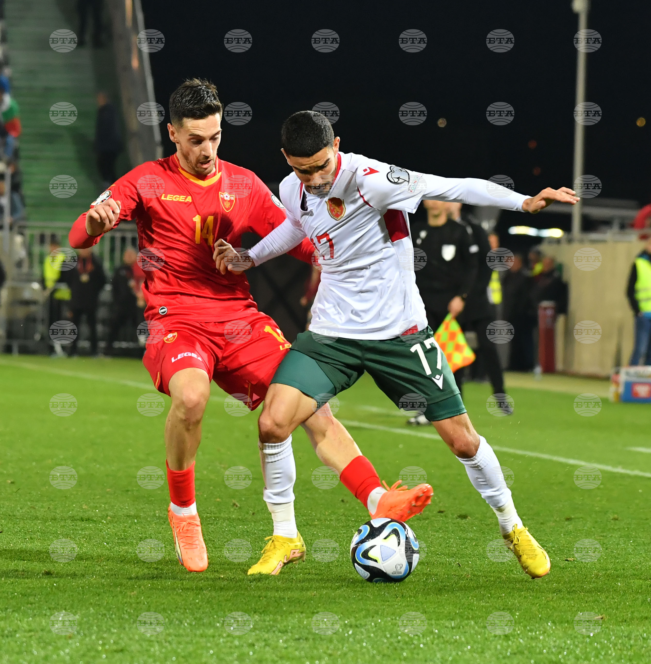 Разград - футбол - България - Черна гора