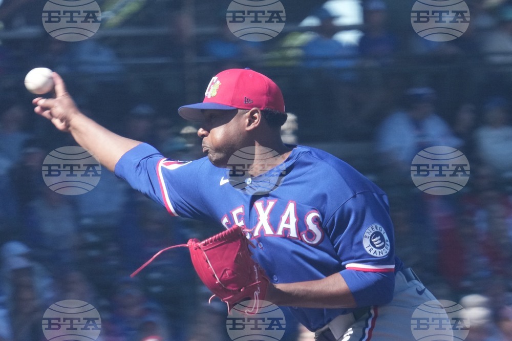 Rangers Cubs Spring Baseball