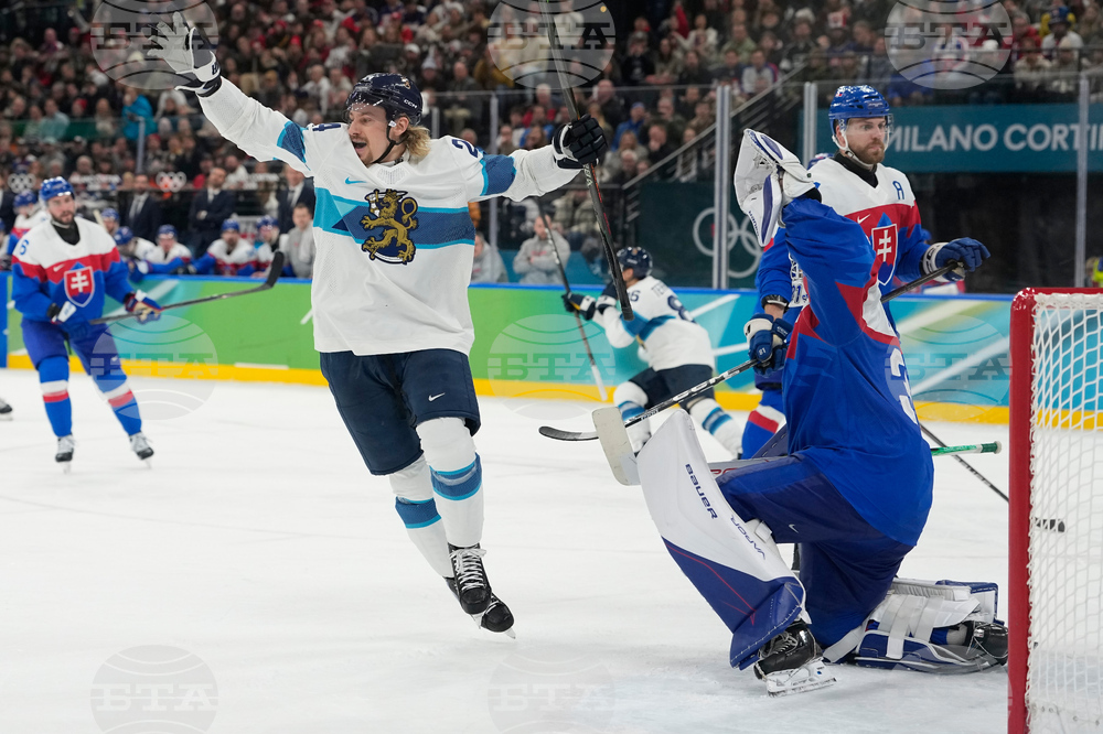 Финландия победи Словакия в малкия финал на олимпийския турнир по хокей на лед при мъжете