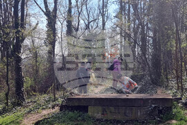 Плевен - РИОСВ - Скобелев парк - почистване