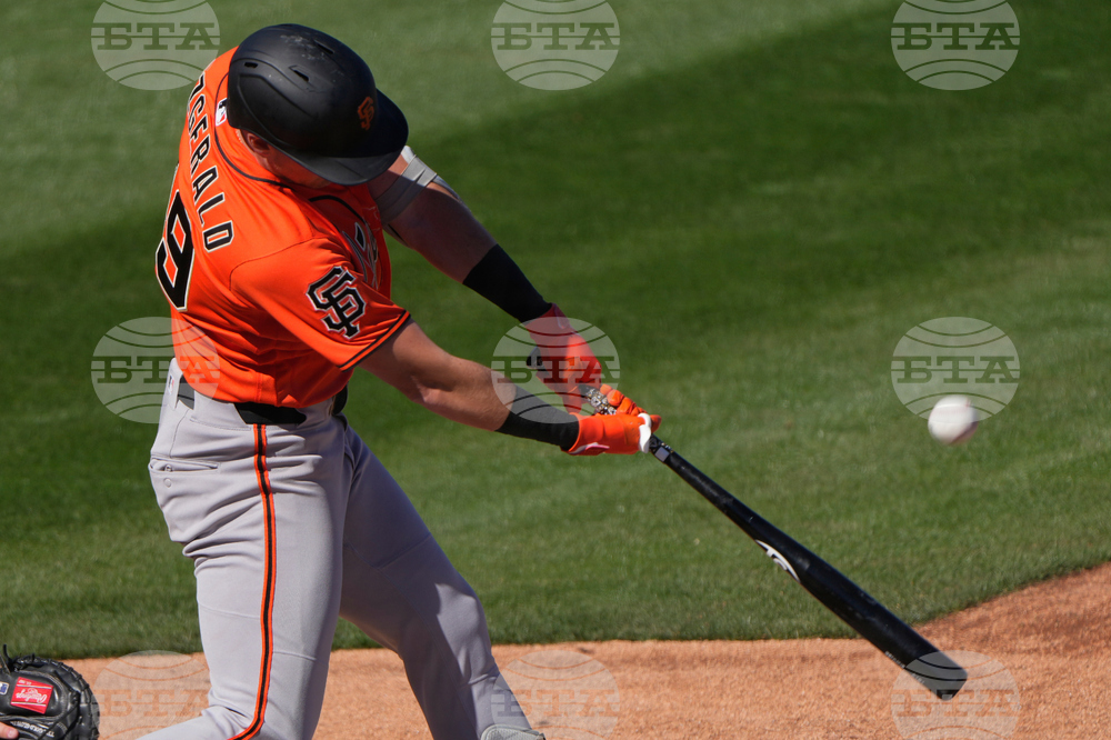 Giants Mariners Spring Baseball