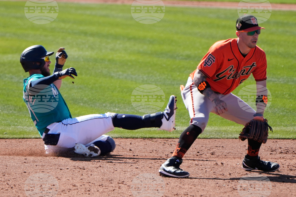 Giants Mariners Spring Baseball