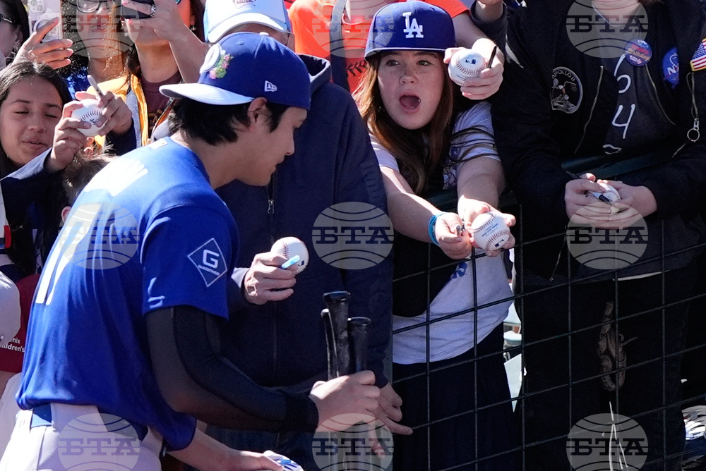 Dodgers Angles Spring Baseball