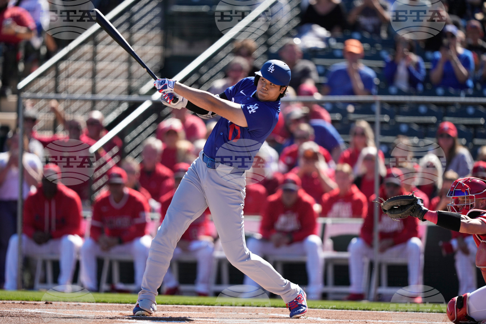 Dodgers Angles Spring Baseball