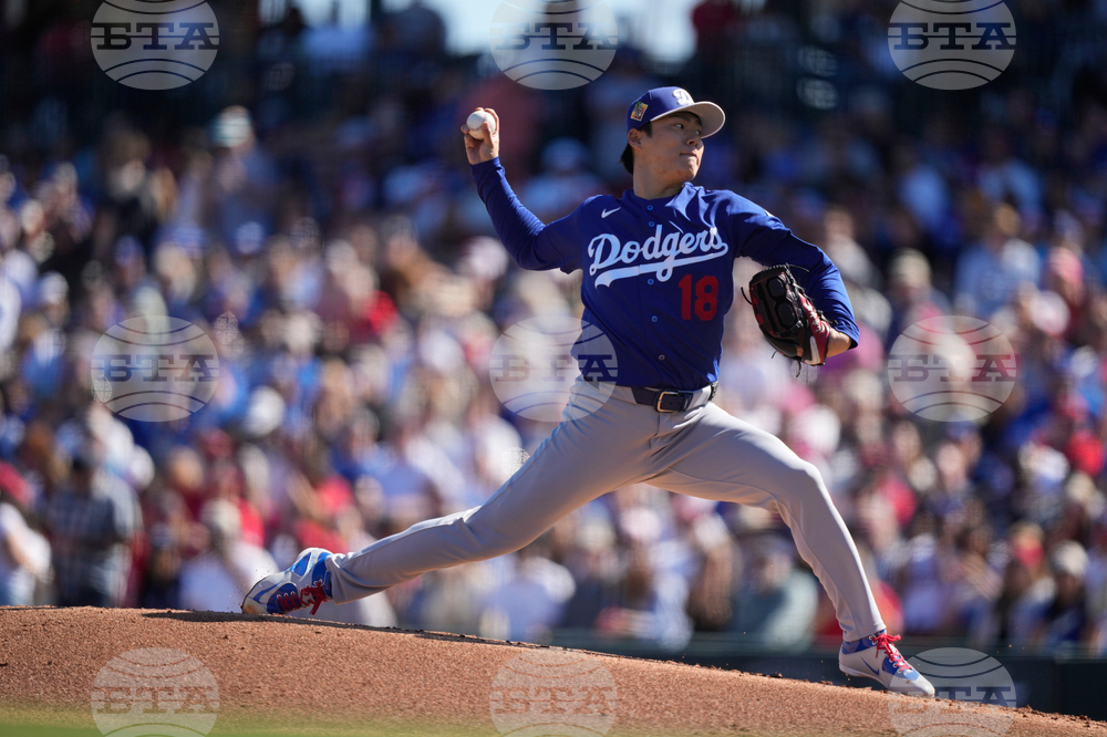 Dodgers Angles Spring Baseball