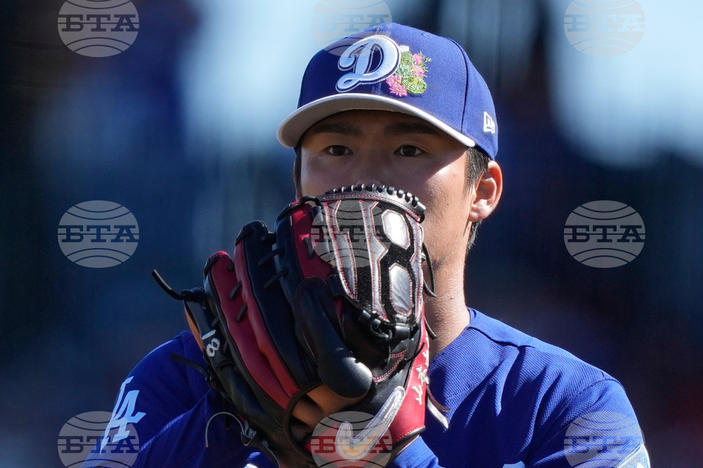 Dodgers Angles Spring Baseball