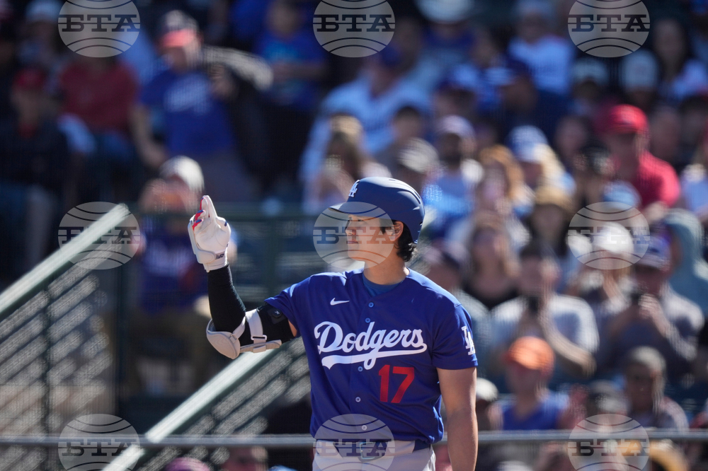 Dodgers Angles Spring Baseball