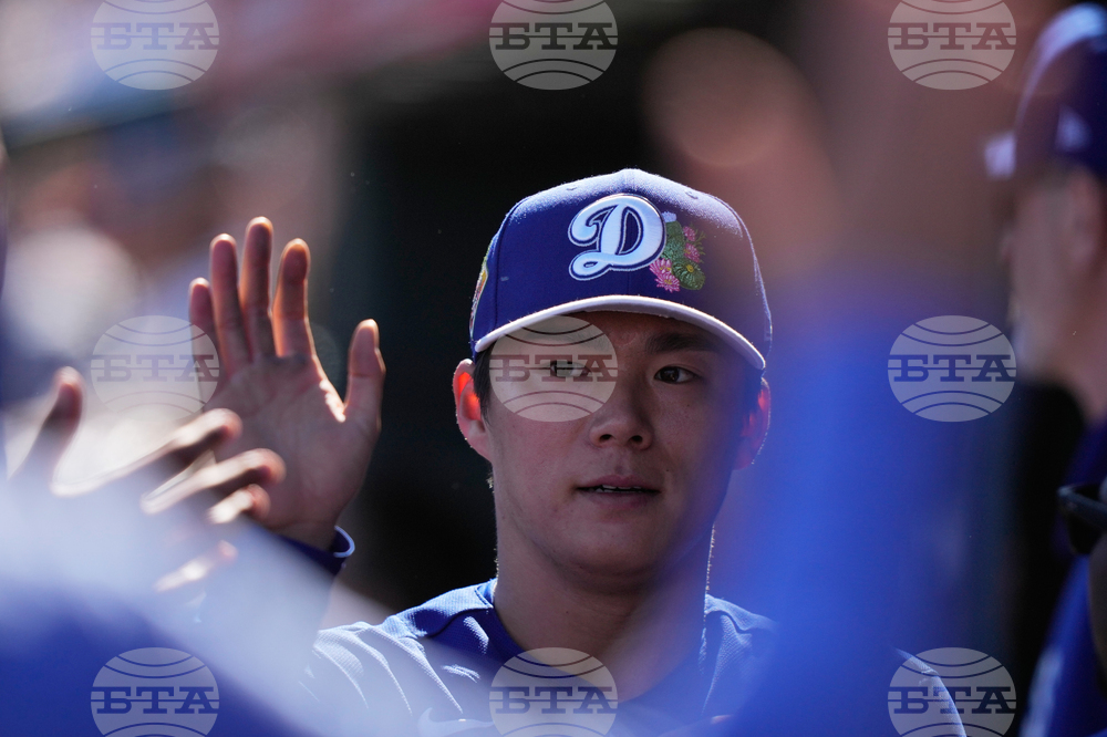 Dodgers Angles Spring Baseball