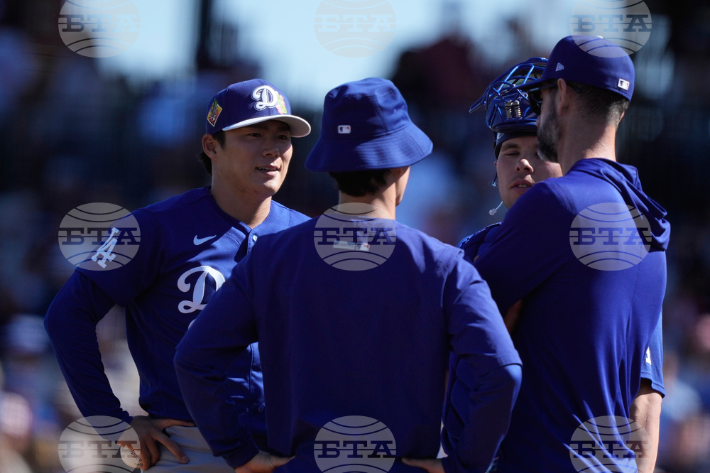 Dodgers Angles Spring Baseball