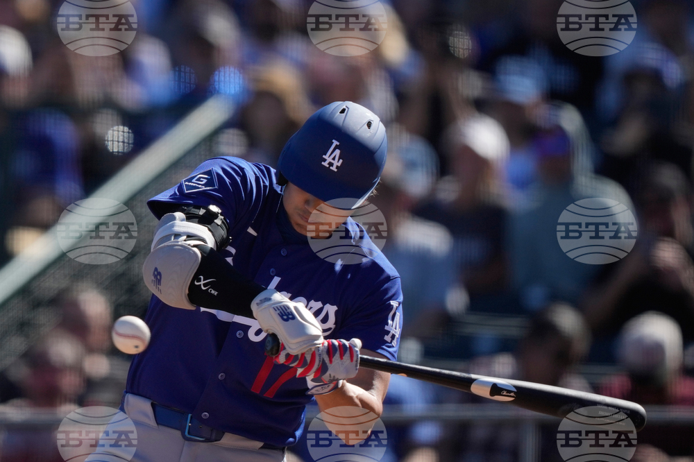 Dodgers Angles Spring Baseball