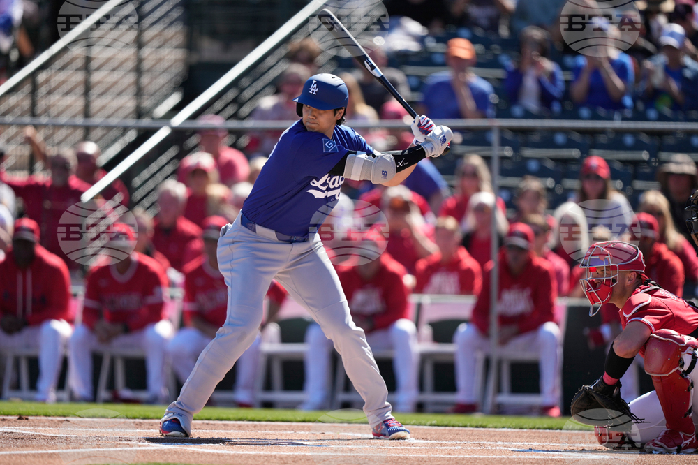 Dodgers Angles Spring Baseball