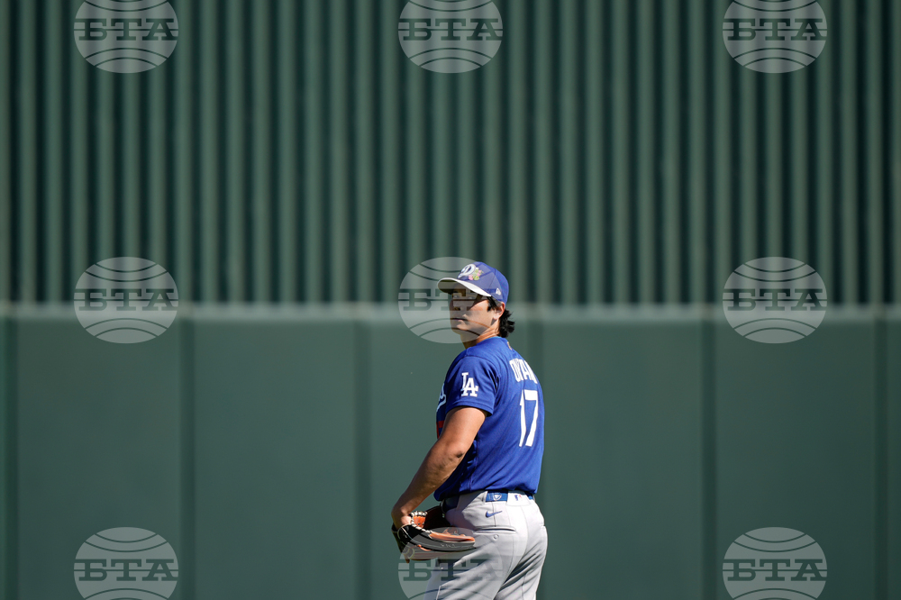 Dodgers Angles Spring Baseball