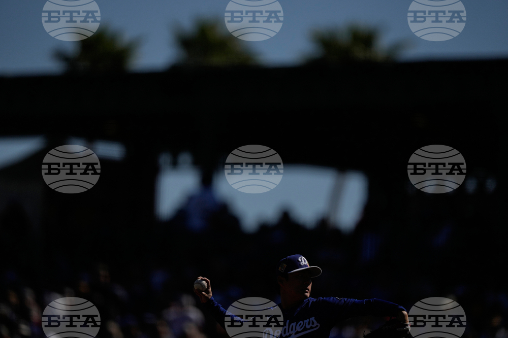 Dodgers Angles Spring Baseball