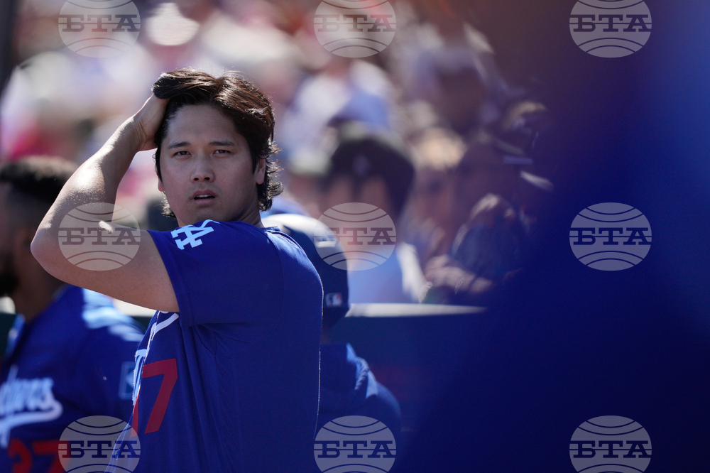 Dodgers Angles Spring Baseball