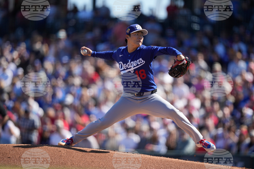 Dodgers Angles Spring Baseball
