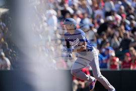 Dodgers Angles Spring Baseball