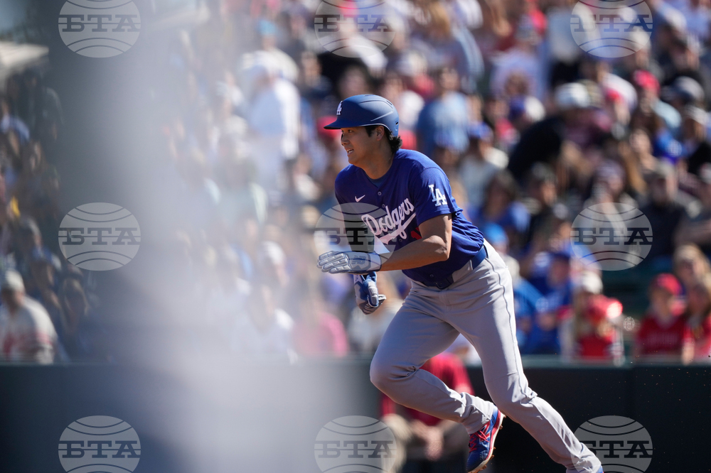 Dodgers Angles Spring Baseball