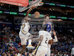 76ers Pelicans Basketball