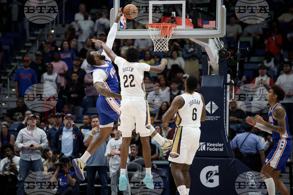 76ers Pelicans Basketball