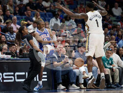 76ers Pelicans Basketball