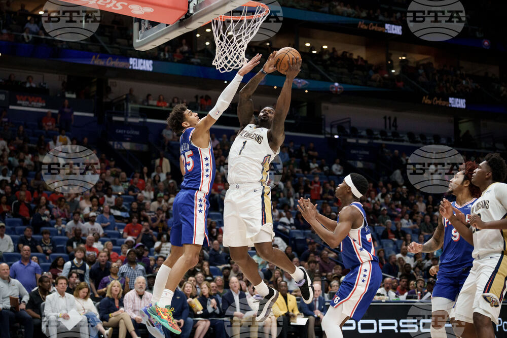 76ers Pelicans Basketball