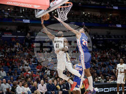 76ers Pelicans Basketball