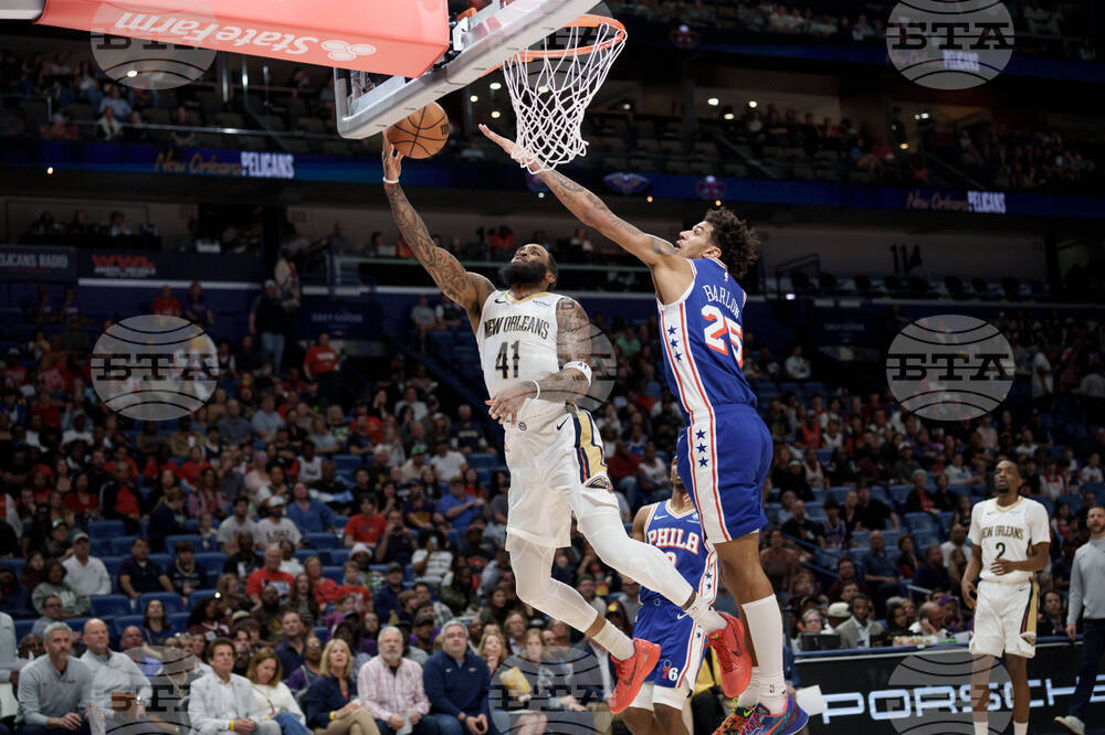 76ers Pelicans Basketball