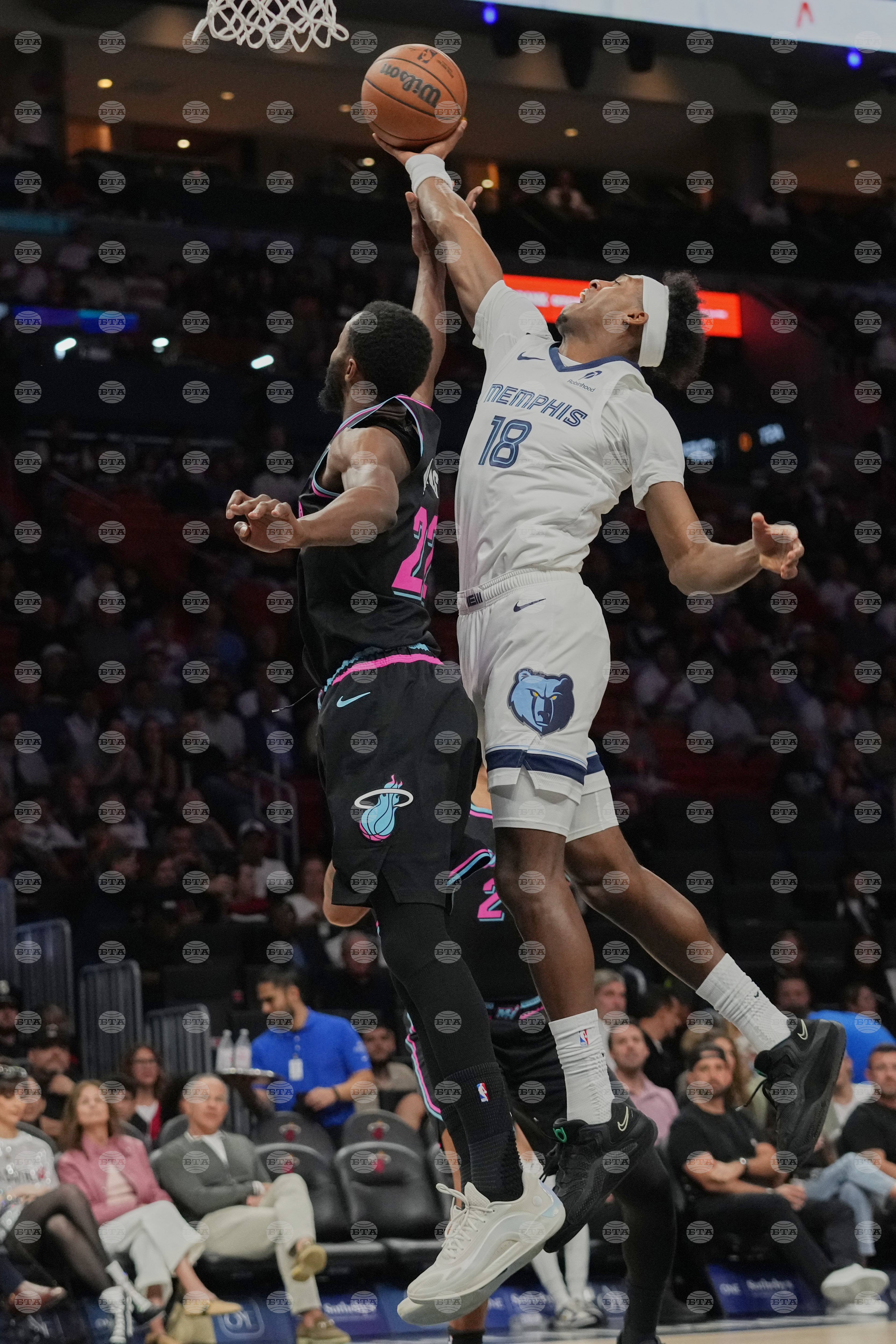 Grizzlies Heat Basketball