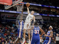 76ers Pelicans Basketball