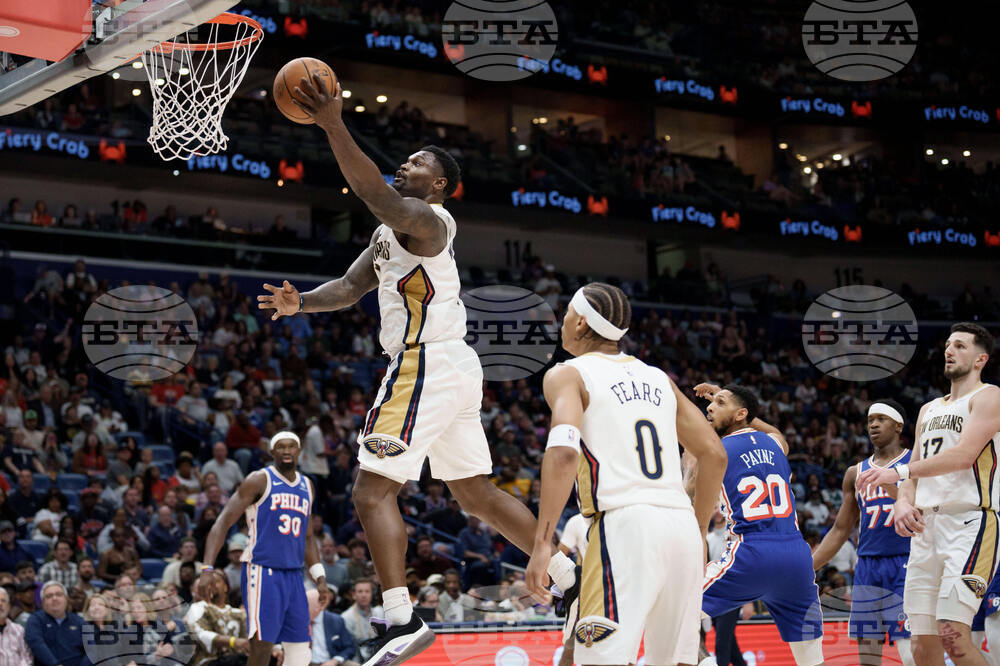 76ers Pelicans Basketball