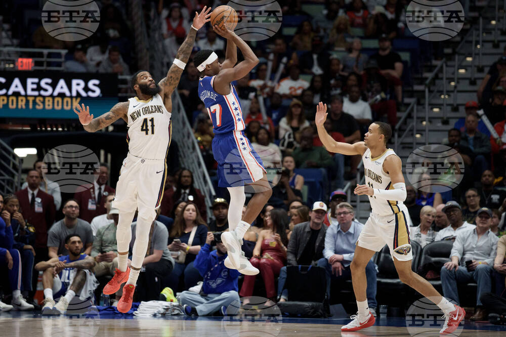 76ers Pelicans Basketball