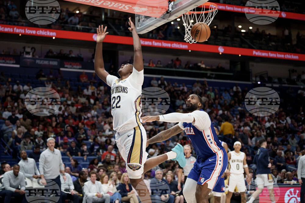 76ers Pelicans Basketball