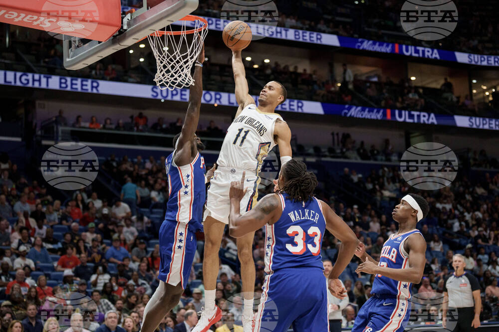 76ers Pelicans Basketball