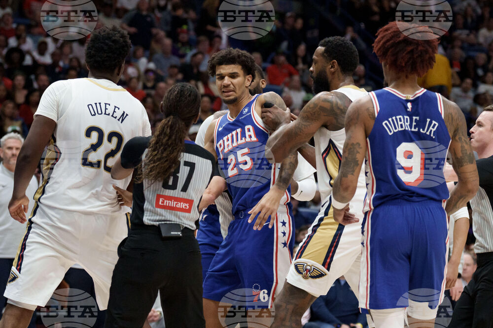 76ers Pelicans Basketball