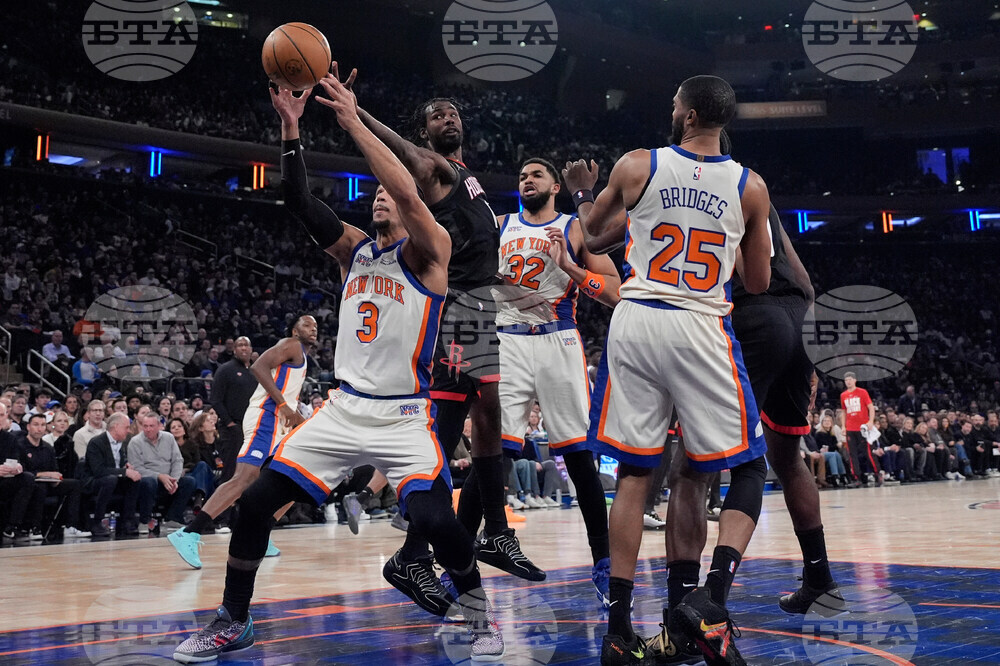 Rockets Knicks Basketball