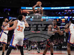 Rockets Knicks Basketball