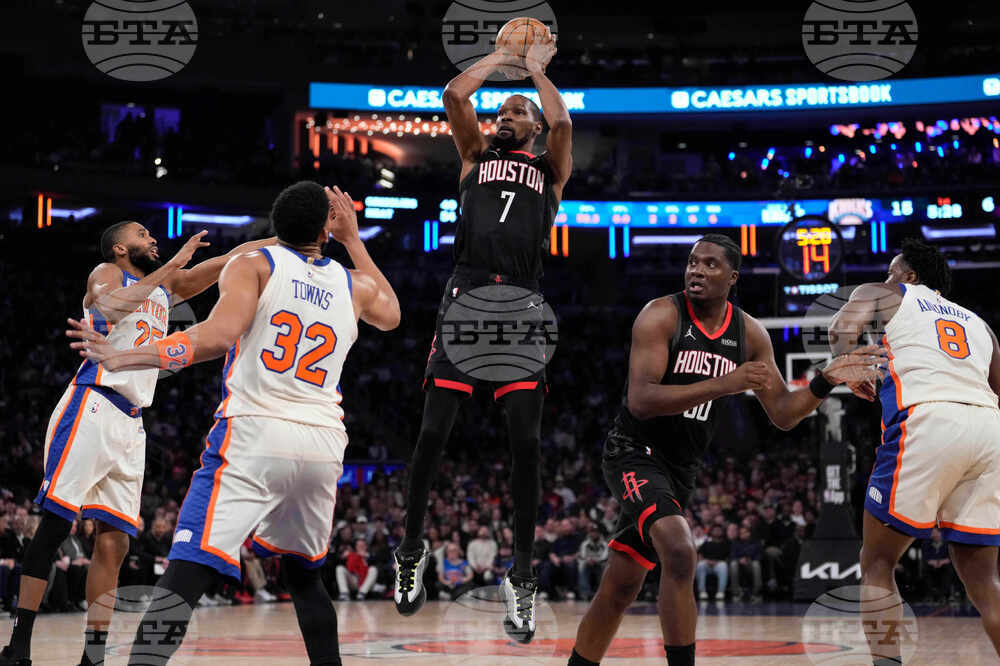 Rockets Knicks Basketball