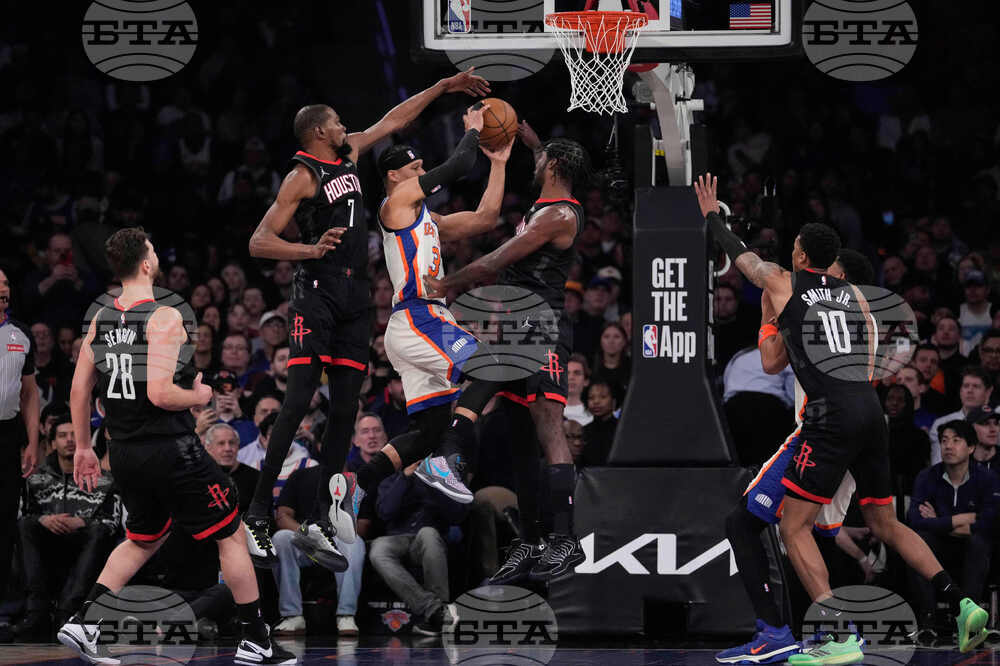 Rockets Knicks Basketball