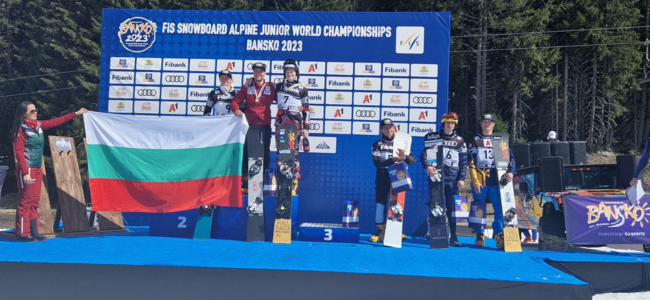Petar Gergyovski Wins Parallel Slalom Title at FIS Snowboard Junior World Championship 2023 in Bansko