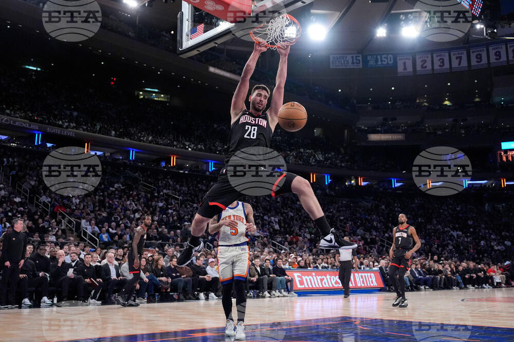 Rockets Knicks Basketball