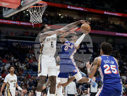 76ers Pelicans Basketball
