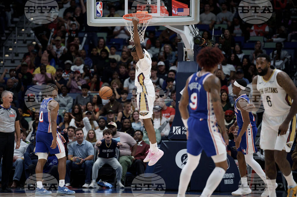 76ers Pelicans Basketball