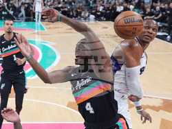 APTOPIX Kings Spurs Basketball