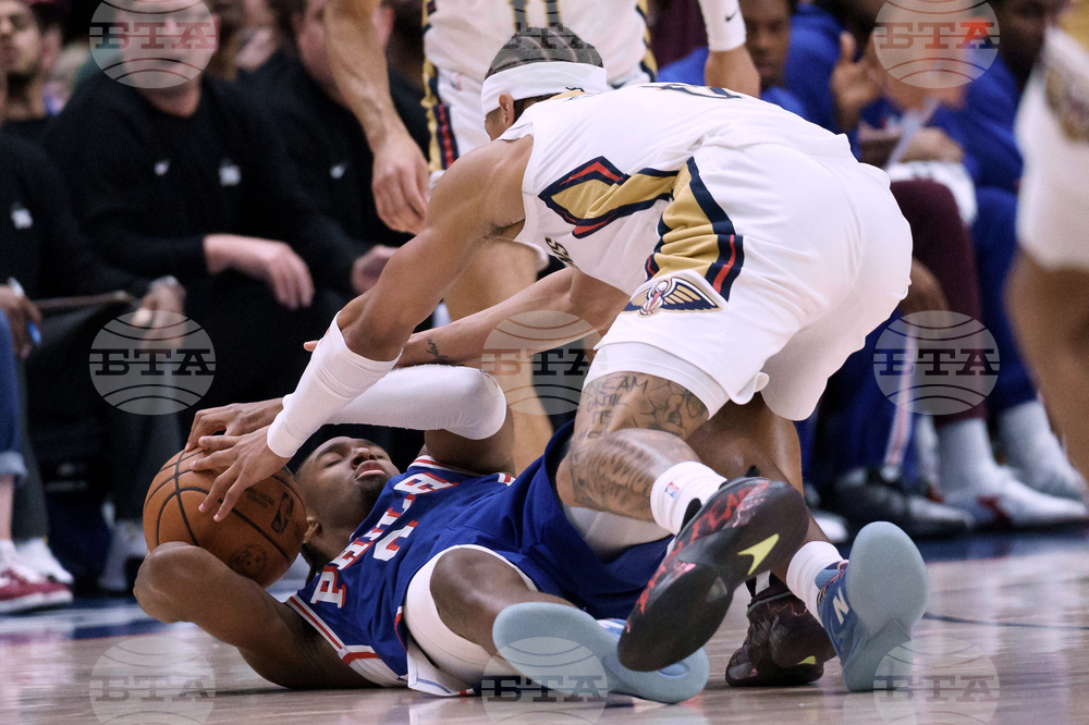 76ers Pelicans Basketball