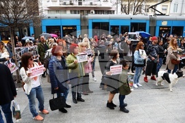 Протест срещу насилието над животни